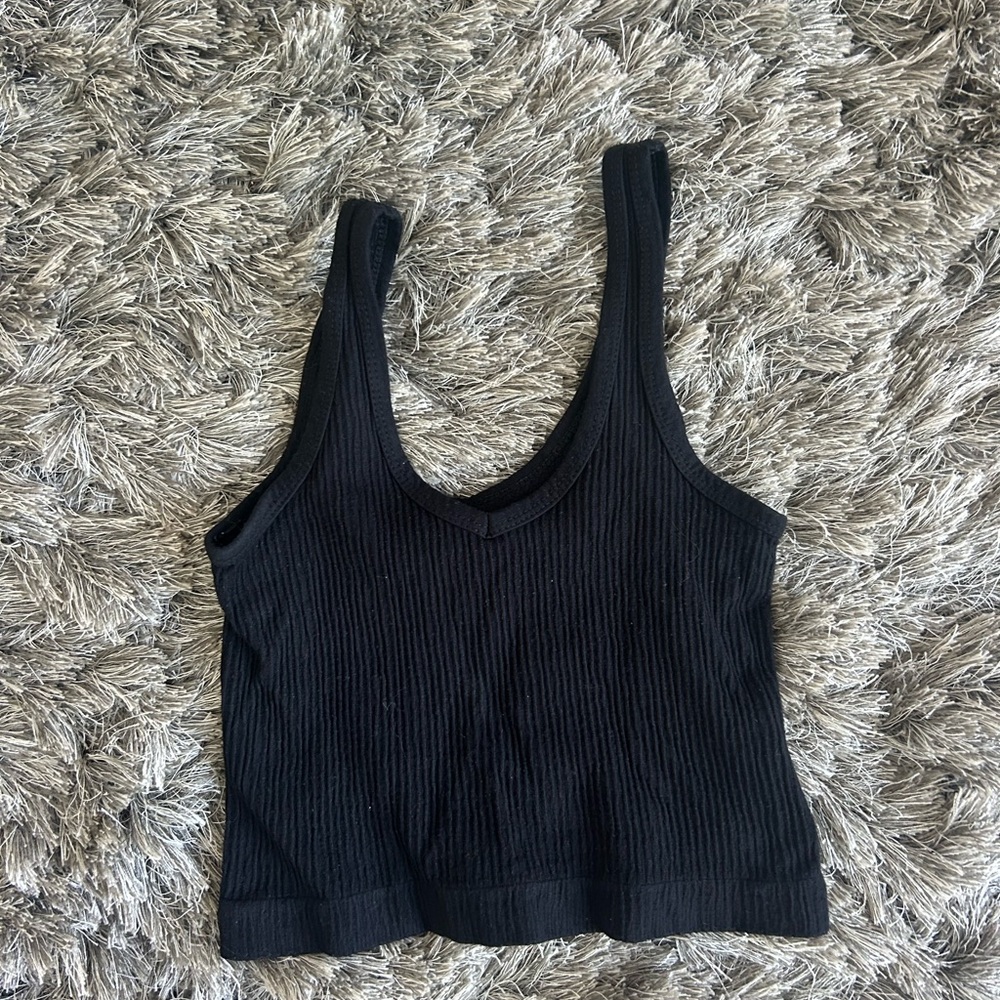 Urban outfitters seamless black tank